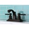 Kingston Brass KS4645DL 4" Centerset Bathroom Faucet, Oil Rubbed Bronze KS4645DL - alternate 3